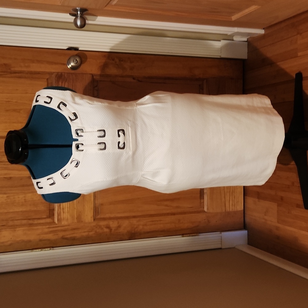 Mod, 60s style white dress